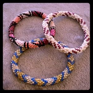 Three bracelets